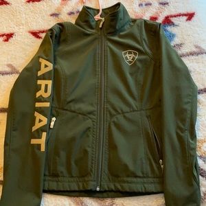 Olive green w/ gold ARIAT Jacket